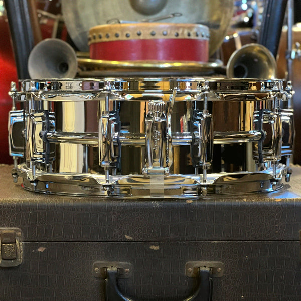 NEW Ludwig 5x14 LB400B Chrome over Brass Snare Drum
