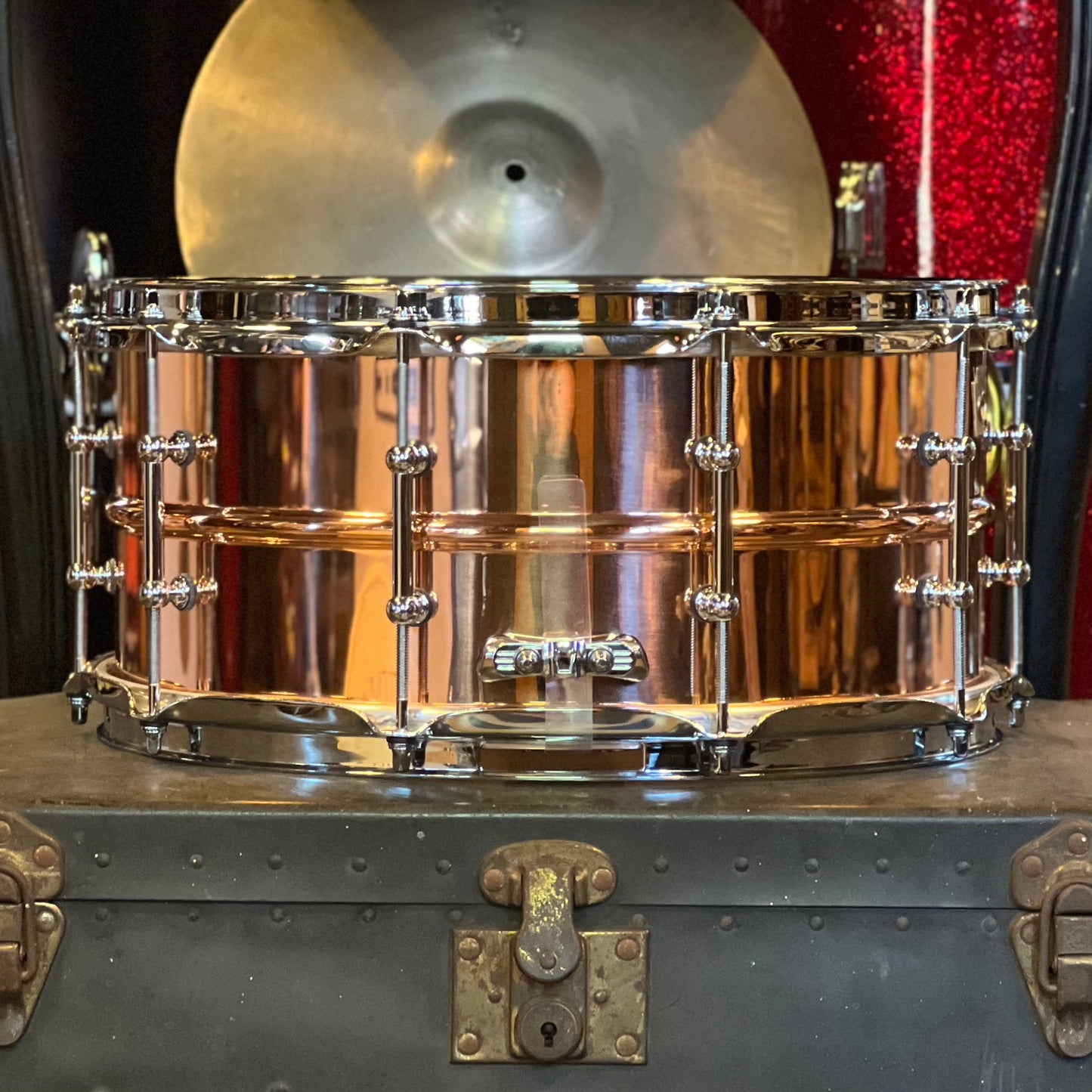 NEW Ludwig 6.5x14 Ludwig Copper Phonic w/ Smooth Shell & Tube Lugs