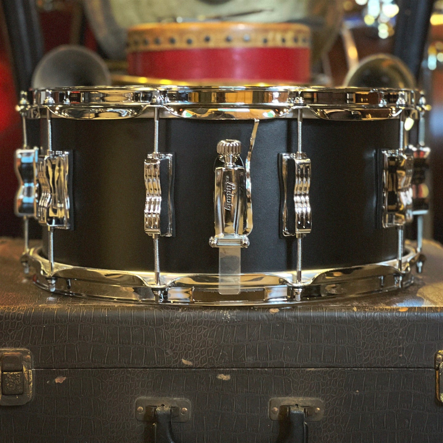 NEW Ludwig 6.5x14 Neusonic Snare Drum in Black Velvet