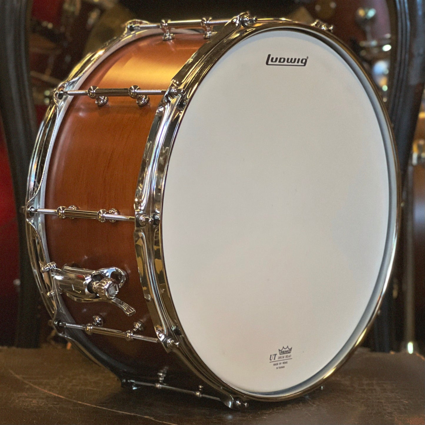 NEW Ludwig 6.5x14 Universal Mahogany Snare Drum