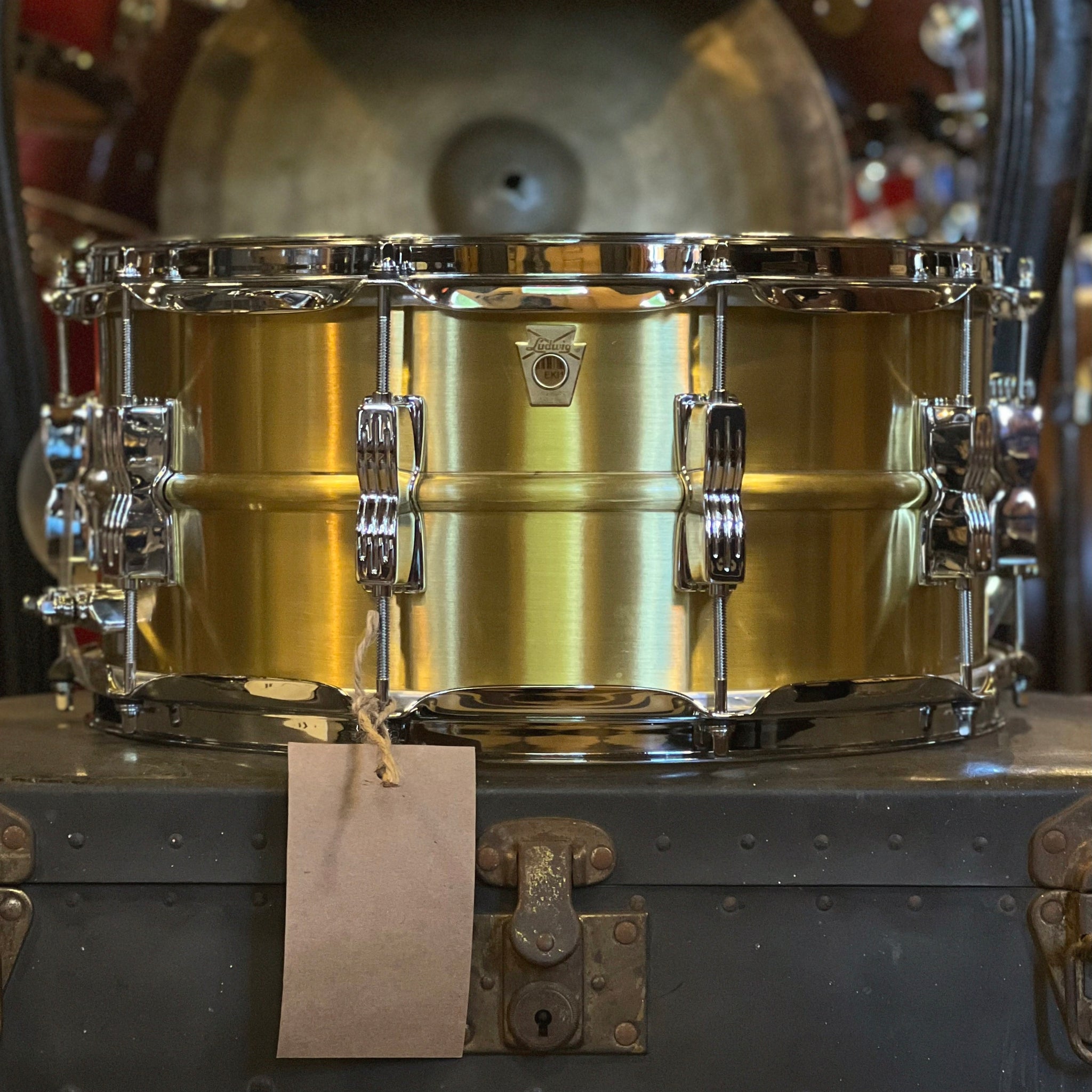 NEW Ludwig 6.5x14 Acro Brass Snare Drum