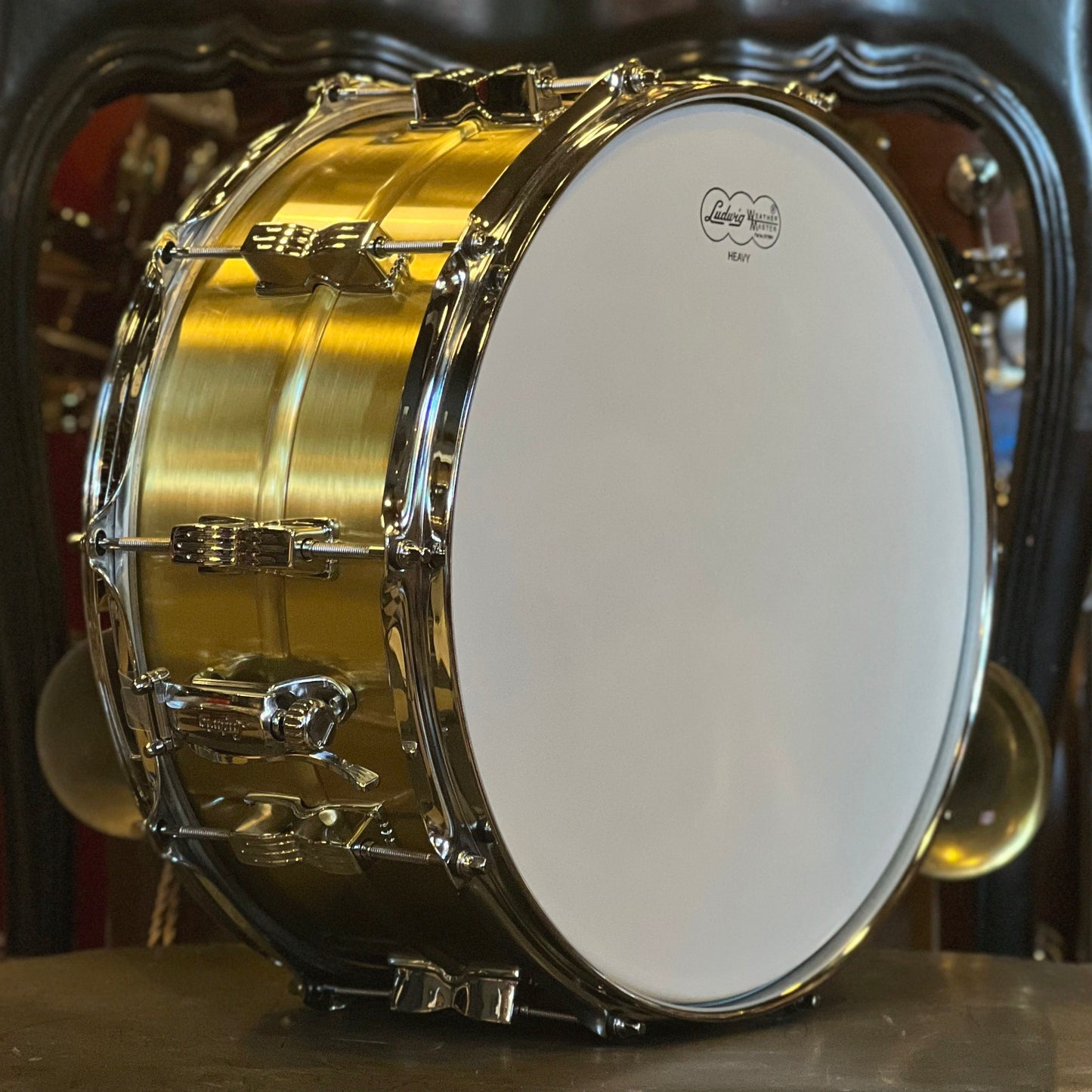 NEW Ludwig 6.5x14 Acro Brass Snare Drum