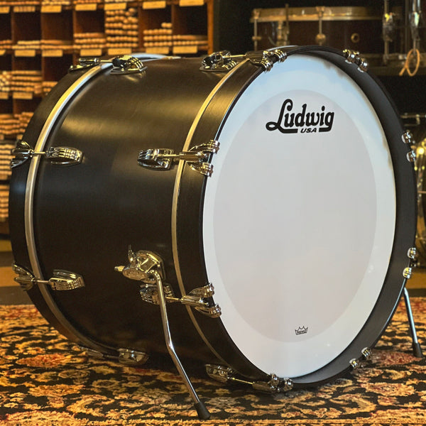 NEW Ludwig Classic Maple "Downbeat" Outfit in Satin Charcoal - 14x20, 8x12, 14x14