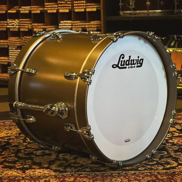 NEW Ludwig Classic Maple Bop (Jazzette) Outfit in Vintage Bronze Mist - 14x18, 8x12, 14x14