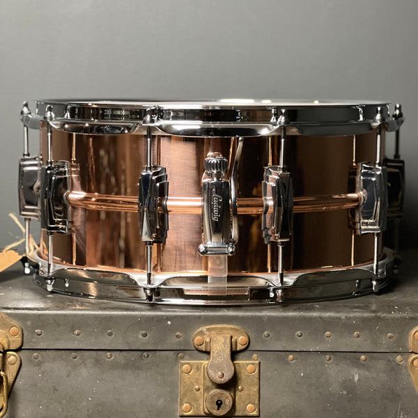 NEW Ludwig 6.5x14 Copperphonic Snare Drum with Smooth Shell & Imperial Lugs