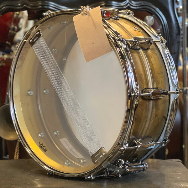 NEW Ludwig 6.5x14 Raw Brass Phonic Snare Drum with Imperial Lugs