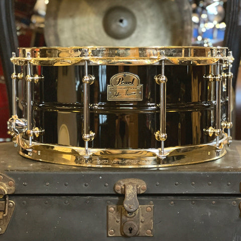 USED Pearl 6.5x14 Steve Ferrone Signature Snare Drum