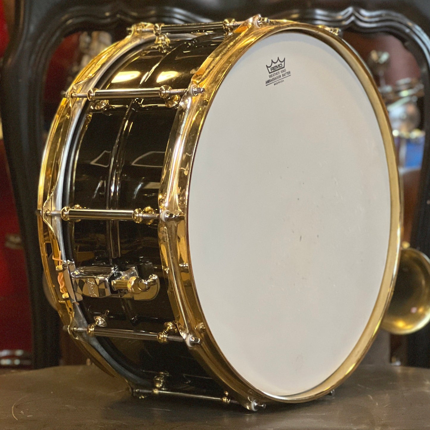 USED Pearl 6.5x14 Steve Ferrone Signature Snare Drum