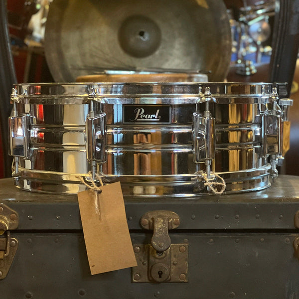 VINTAGE 1970's Pearl 5x14 Steel Snare Drum