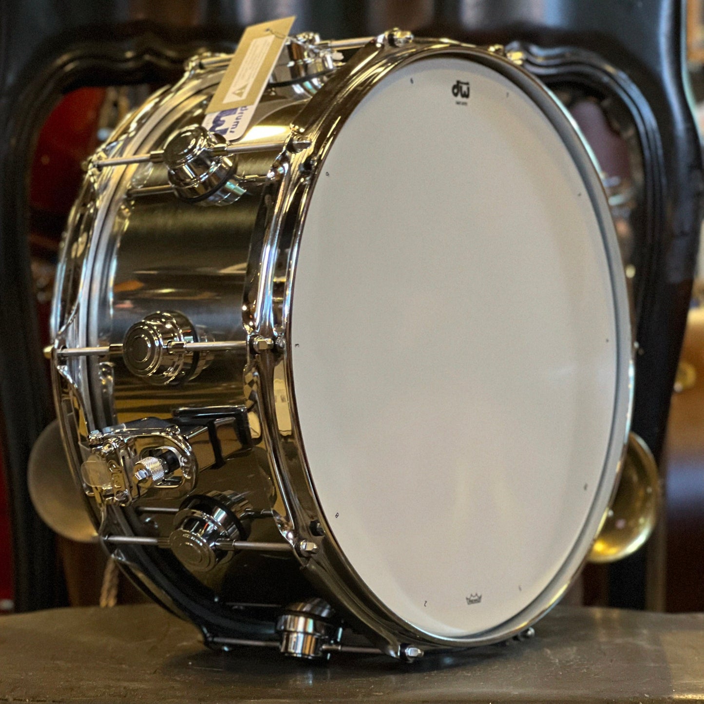 NEW DW Collector's 6.5x14 Stainless Steel Snare Drum