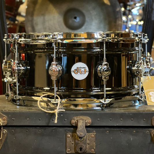NEW DW 6.5x14 Design Black Nickel over Brass Snare Drum