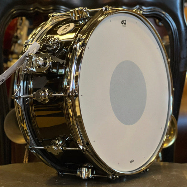 NEW DW 6.5x14 Design Black Nickel over Brass Snare Drum