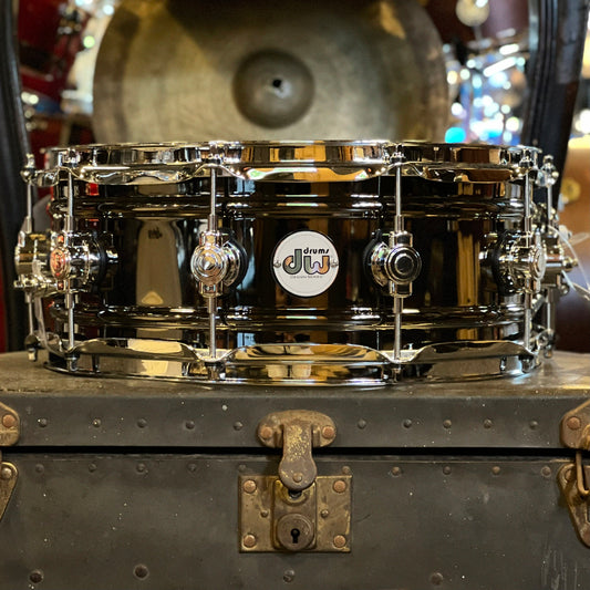 NEW DW 5.5x14 Design Black Nickel over Brass Snare Drum