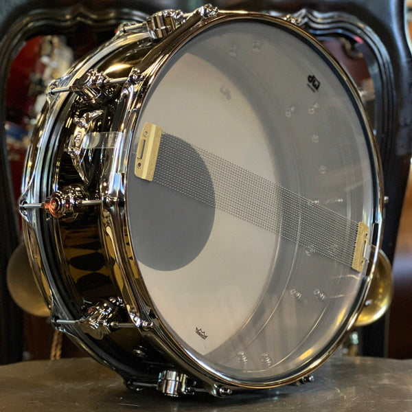 NEW DW 5.5x14 Design Black Nickel over Brass Snare Drum