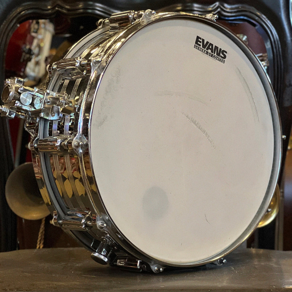 VINTAGE 1970's Tama 5x14 No. 8005 King Beat Chrome over Steel