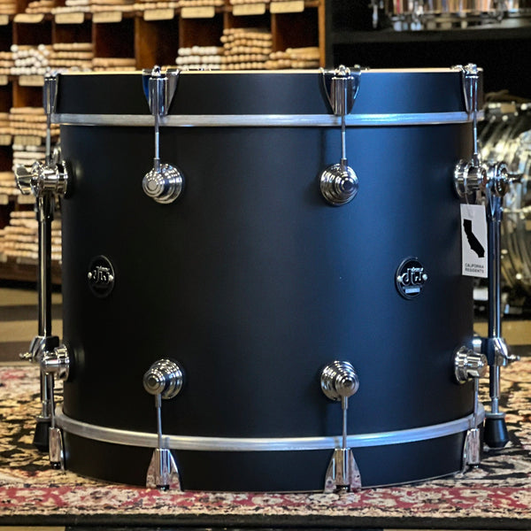 DW Performance Series Drum Set in Satin Charcoal Metallic - 14x18, 8x12, 14x14