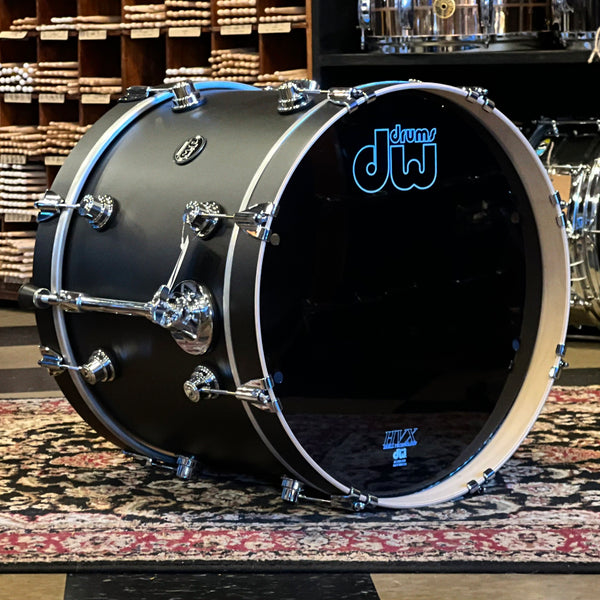 DW Performance Series Drum Set in Satin Charcoal Metallic - 14x18, 8x12, 14x14
