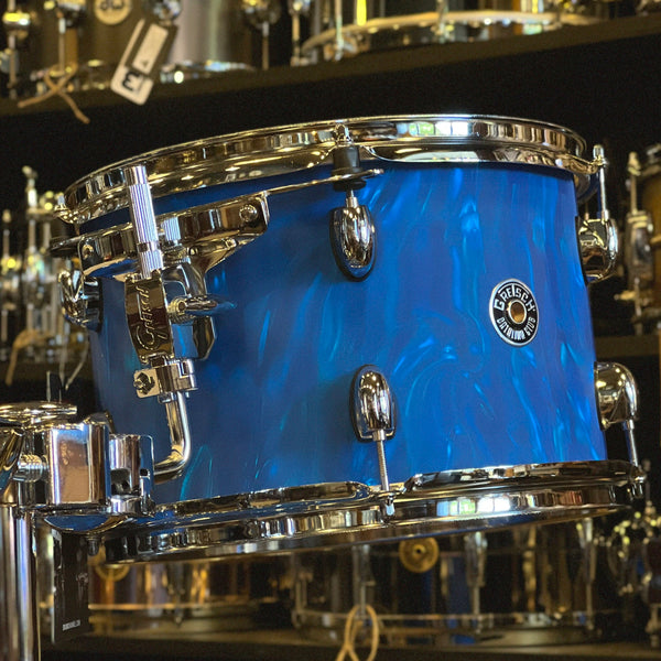 NEW Gretsch Catalina Club Drum Set in Blue Satin Flame - 14x20, 8x12, 14x14 & 5x14