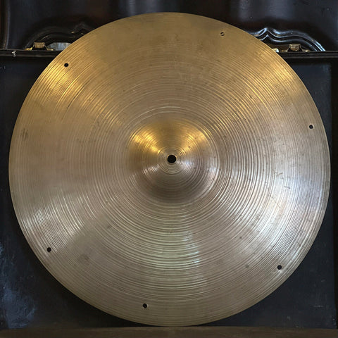 VINTAGE 1960's A. Zildjian 18" Medium-Thin Crash Cymbal with Six Rivet Holes - 1728g