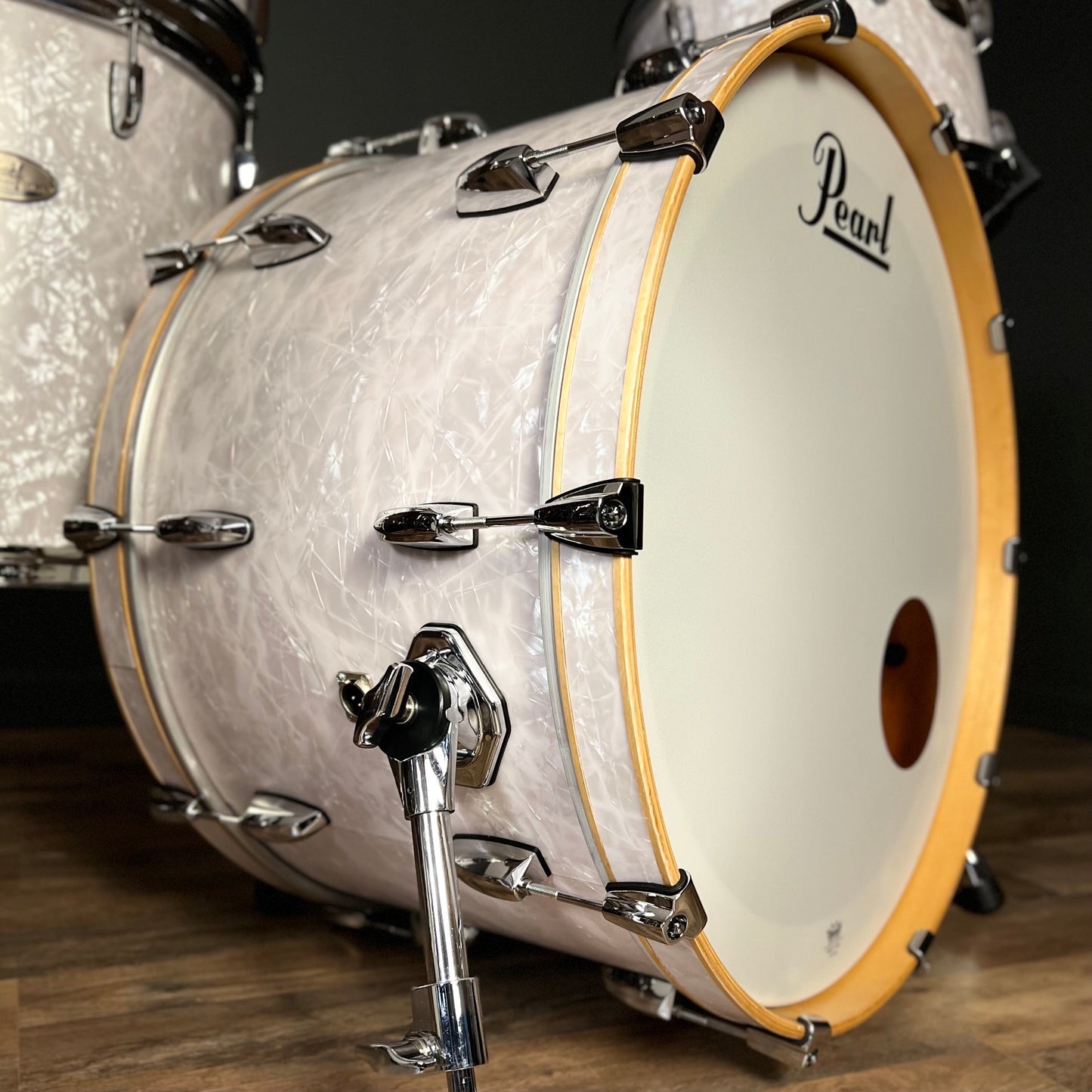 MINT Pearl Session Studio Select Drum Set in Satin White Marine Pearl - 14x24, 9x13, 16x16 & 7x12