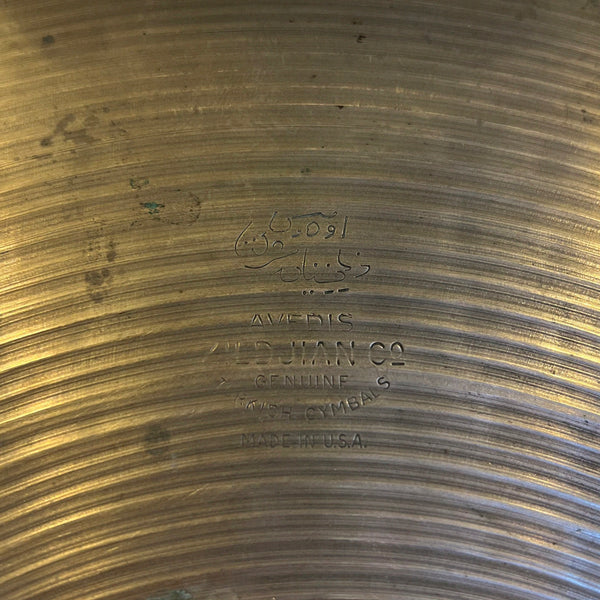 VINTAGE 1950 & 1970 A. Zildjian 14" Mixed Era Hi-Hat Cymbals - 650/1200g