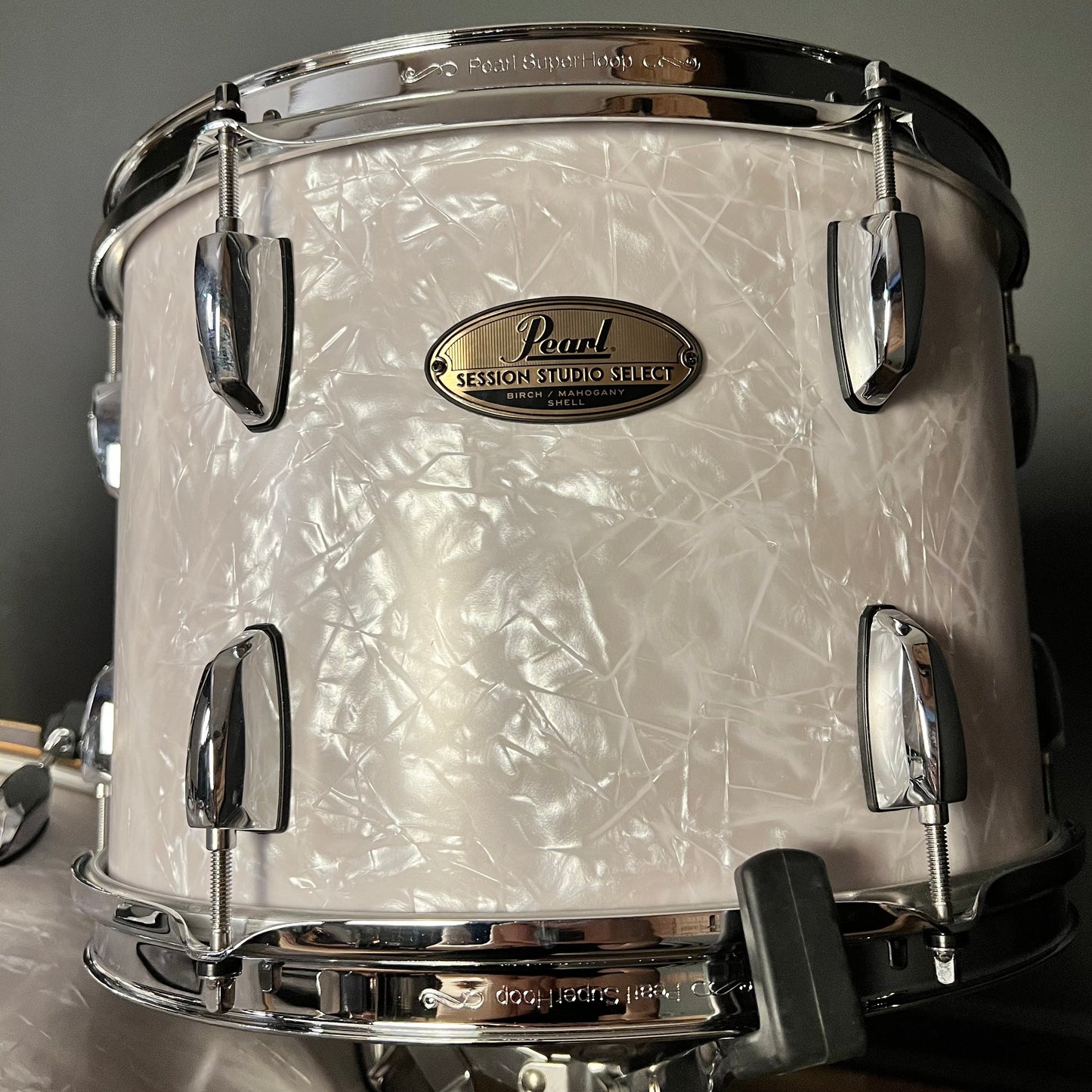 MINT Pearl Session Studio Select Drum Set in Satin White Marine Pearl - 14x24, 9x13, 16x16 & 7x12