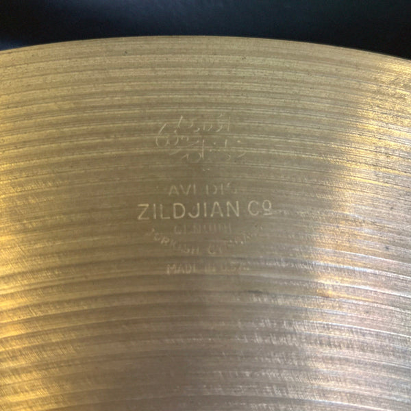 VINTAGE 1970's A. ZIldjian 18" Crash-Ride Cymbal - 1447g