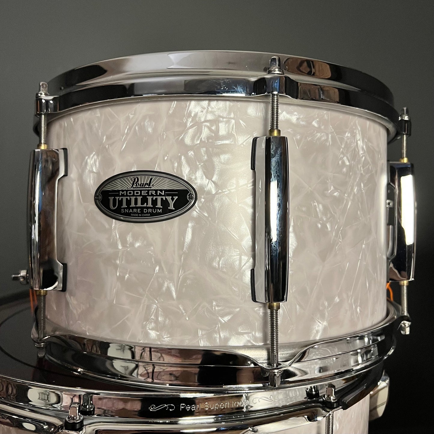 MINT Pearl Session Studio Select Drum Set in Satin White Marine Pearl - 14x24, 9x13, 16x16 & 7x12