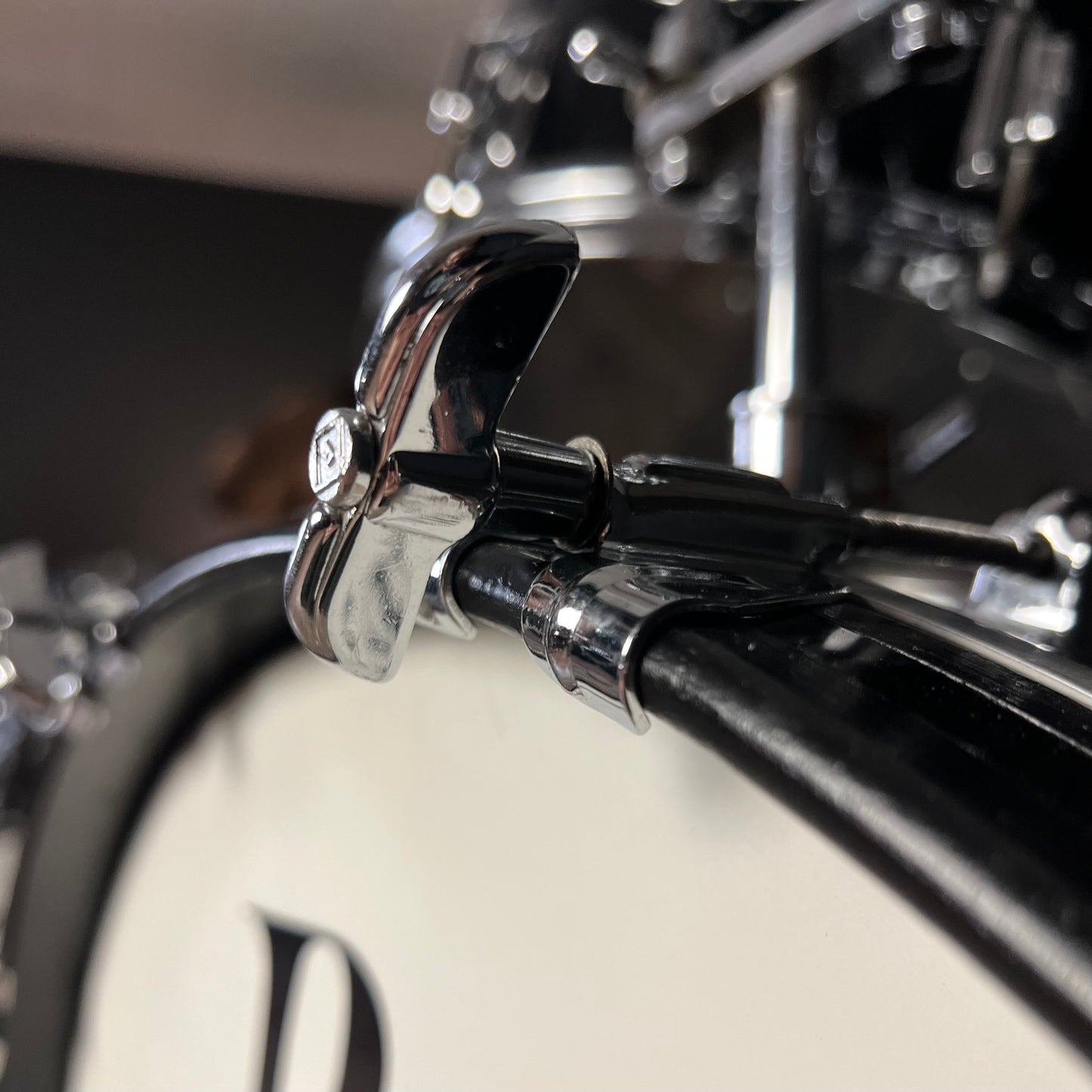 VINTAGE 1960-1969 Rogers Drum Set in Black - 14x22, 8x12, 9x13, 16x16