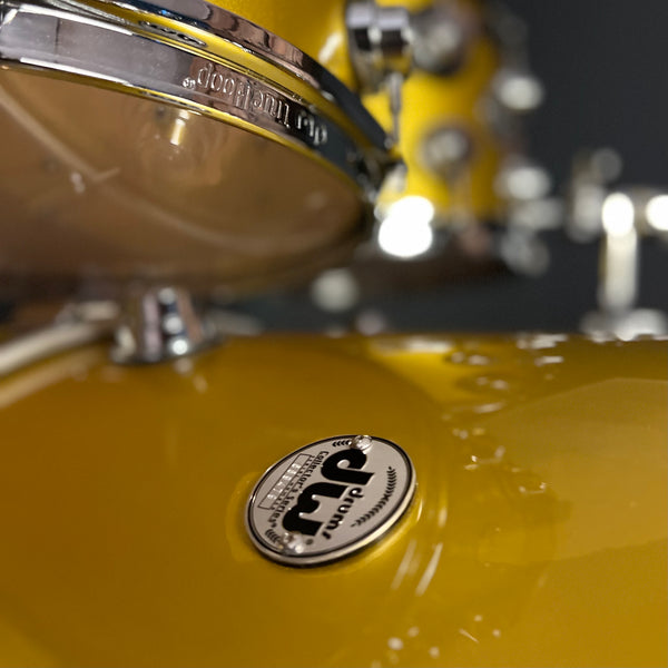 USED DW Collector's Series Drum Set in Usher Gold Metallic Lacquer - 18x22, 8x10, 9x12, 14x16
