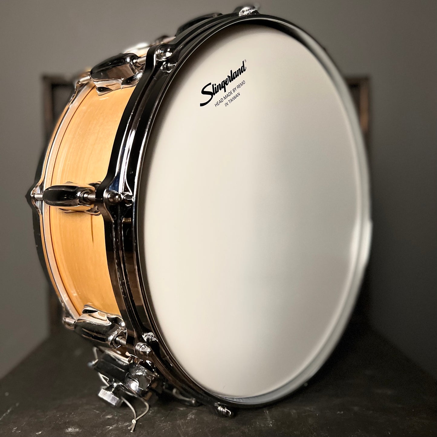 New Old Stock 2000s Slingerland 5x14 Snare Drum in Gloss Natural