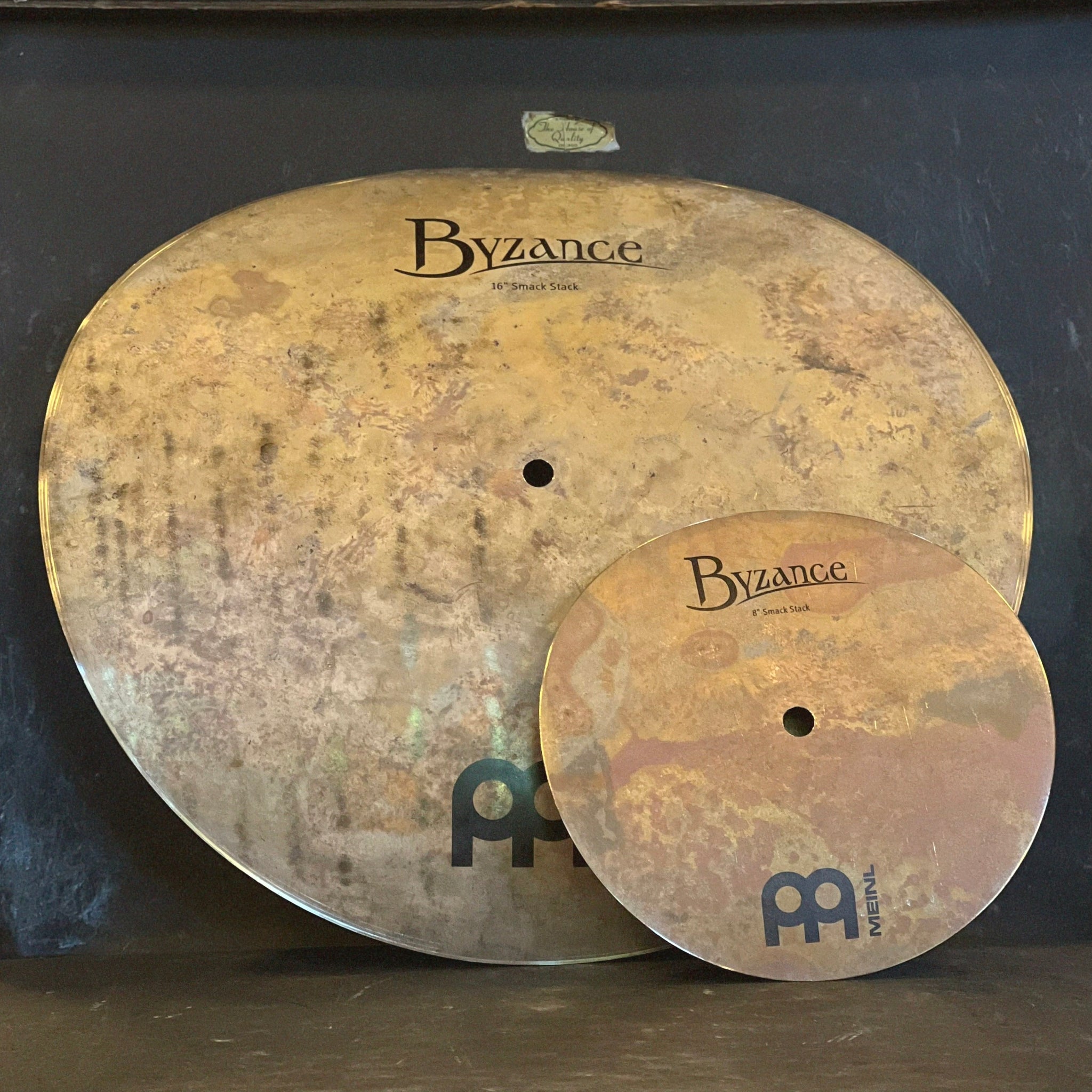 NEW Meinl 8/16" Byzance Vintage Smack Stack Add-On Cymbal Set