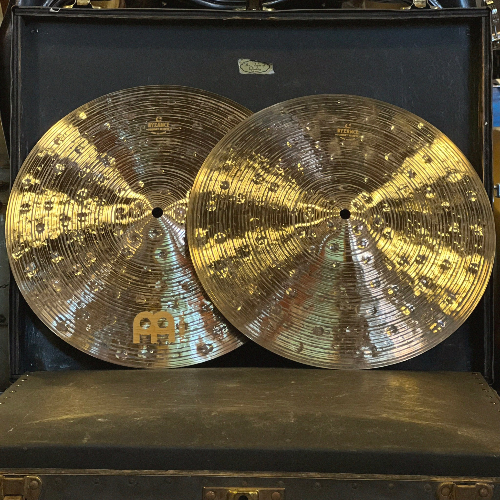 NEW Meinl 14" Byzance Foundry Reserve Hi-Hat Cymbals - 980/1190g