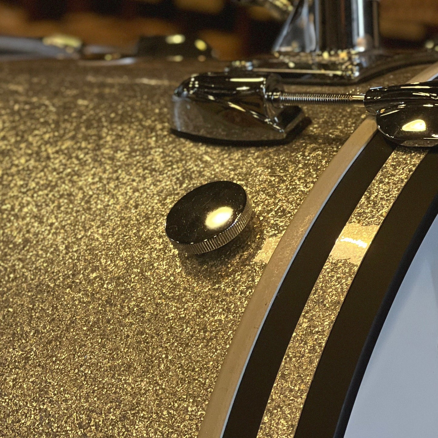 USED 2021 Gretsch Brooklyn Drum Set in Silver Sparkle - 14x20, 8x12, 16x16