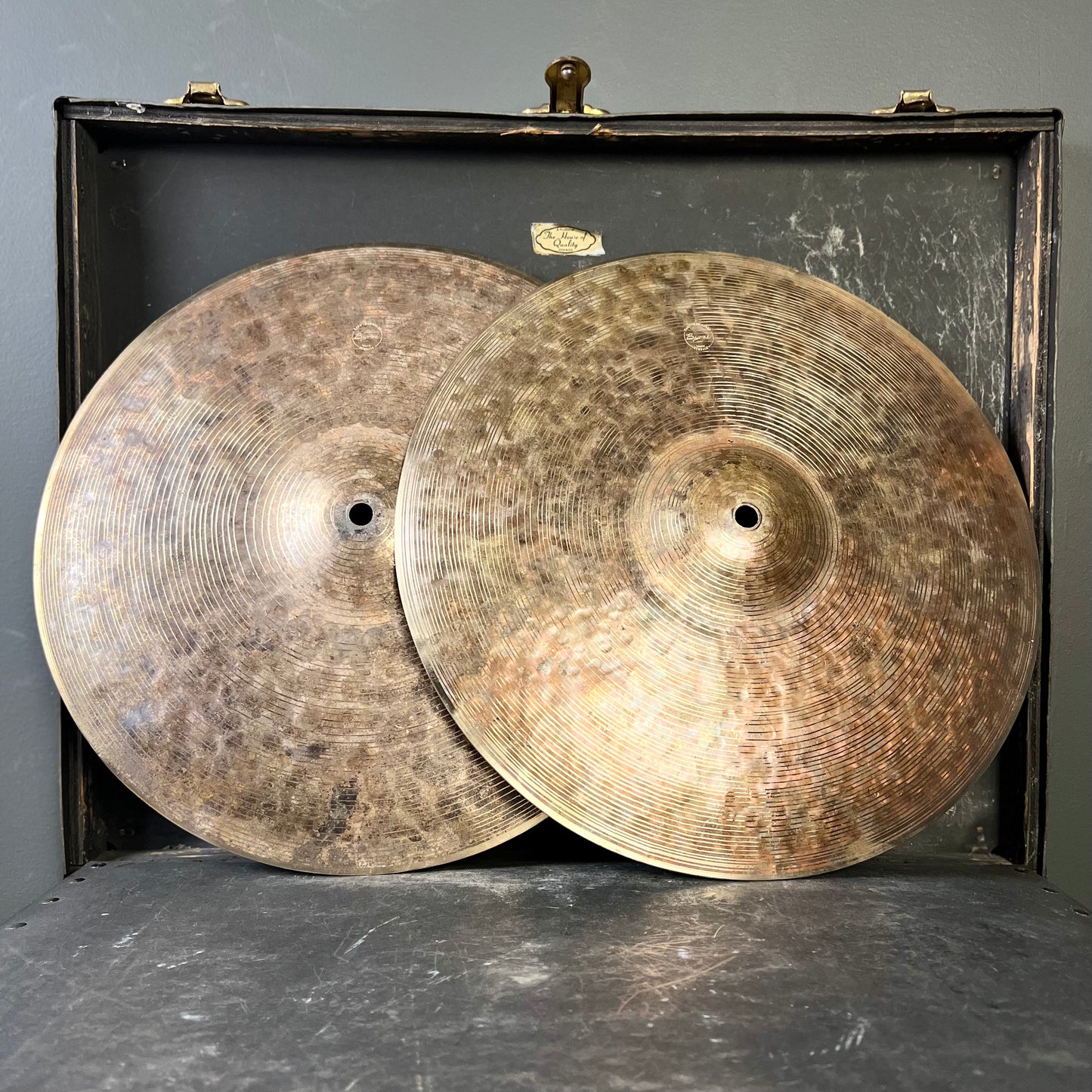 NEW Byrne 14" Quarter Turk Hi-Hat Cymbals - 936/971g