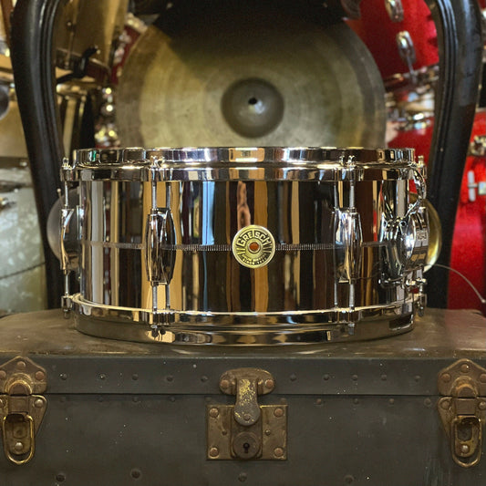 USED Gretsch 6x13 USA Chrome over Brass Snare Drum