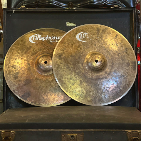 USED Bosphorus 14" Turk Dark Hi-Hat Cymbals - 986/1144g