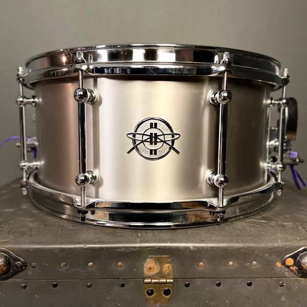 USED Dunnett 6.5x14 Original Classic Titanium Snare Drum