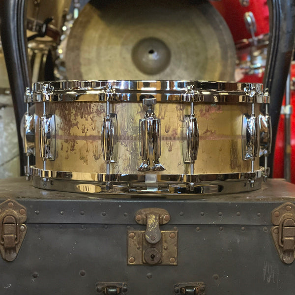 NEW Gretsch 5.5x14 USA Keith Carlock Signature Brass Snare Drum