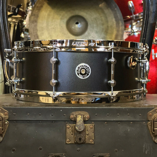 NEW Gretsch 5.5x14 Brooklyn Standard Snare Drum in Satin Black Metallic