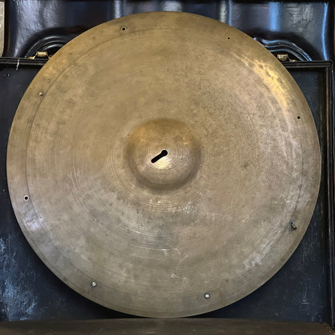 VINTAGE 1949-1953 K. Zildjian Istanbul 20" Old Stamp Type II Ride Cymbal w/ Four Rivets - 1800g