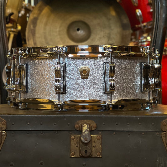 NEW Ludwig 5x14 Classic Maple Snare Drum in Silver Sparkle