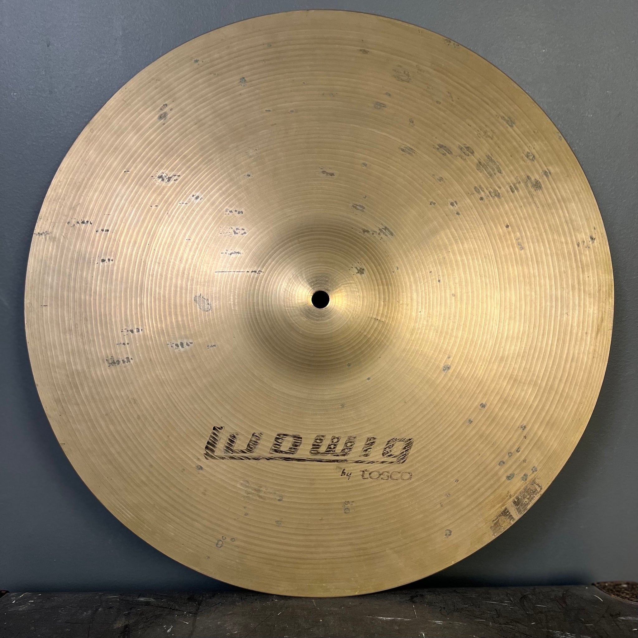 VINTAGE 1970's Tosco 18" Ludwig by Tosco Crash-Ride Cymbal - 1626g