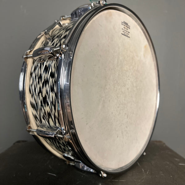 VINTAGE 1960's Stewart 5x14 Snare Drum in Black Onyx