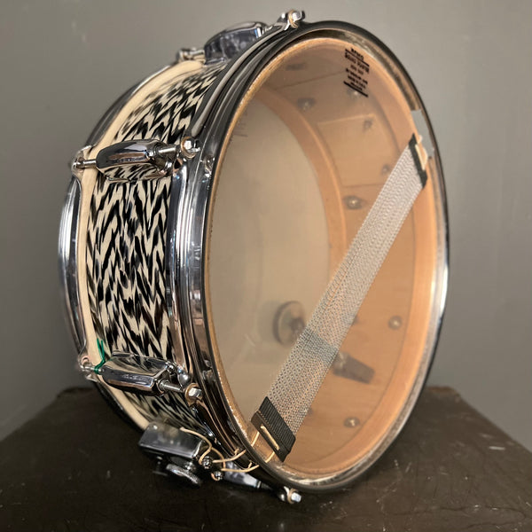 VINTAGE 1960's Stewart 5x14 Snare Drum in Black Onyx