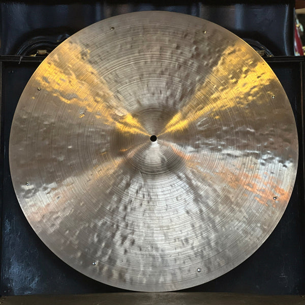 VINTAGE 1967-1977 K. Zildjian 20" New Stamp Ride Cymbal w/ 8 Rivets - 1700g