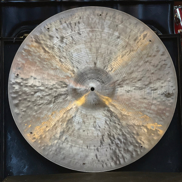 VINTAGE 1967-1977 K. Zildjian 20" New Stamp Ride Cymbal w/ 8 Rivets - 1700g