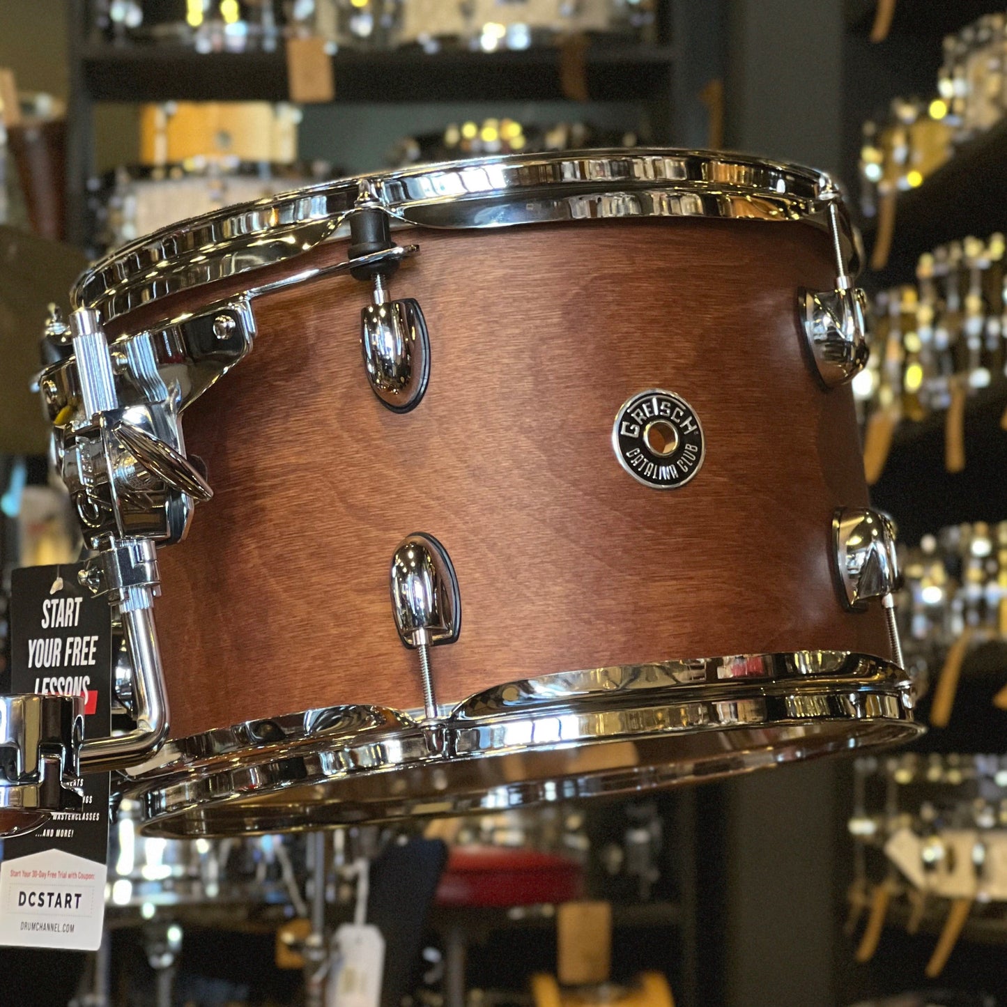 NEW Gretsch Catalina Club in Satin Walnut Glaze - 14x18, 8x12, 14x14, & 5x14