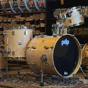 NEW PDP Concept Maple Bop Drum Set in Natural Gloss - 14x18, 8x12, 14x14
