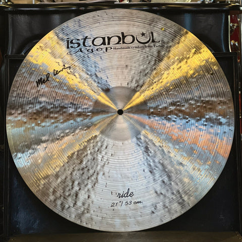 NEW Istanbul Agop 21" Mel Lewis Ride Cymbal w/ Two Rivets - 2162g